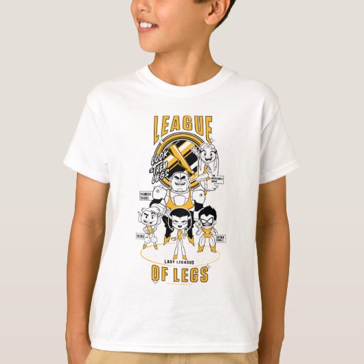 10代のタイタン行け! | League of Legs Tシャツ (正面)