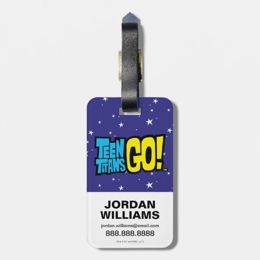 10代のタイタン行け！ | Raven攻撃 ラゲッジタグ (裏面縦)