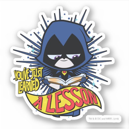 10代のタイタン行け! | Raven「学A Lesson」 シール (正面)