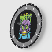 10代のタイタン行け! | Raven "私は怖くない違う" ラージ壁時計 (傾斜)