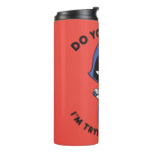 10代のタイタン行け! | Raven "私は試してい読る" タンブラー (回転左)