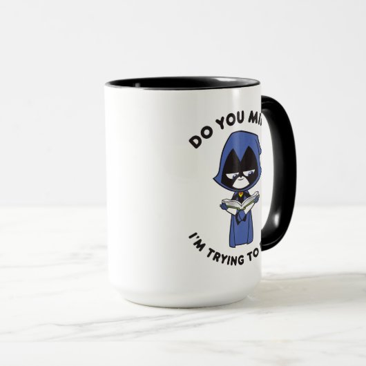 10代のタイタン行け！ | Raven "私は試してい読る" マグカップ (正面右)