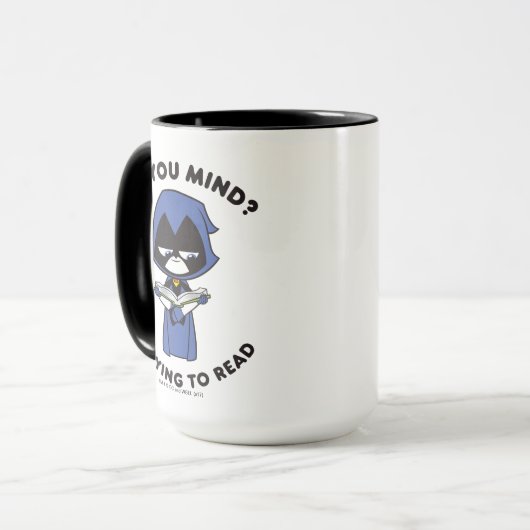 10代のタイタン行け！ | Raven "私は試してい読る" マグカップ (正面左)