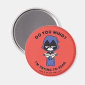 10代のタイタン行け! | Raven "私は試してい読る" マグネット (正面/裏面)