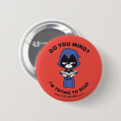 10代のタイタン行け! | Raven "私は試してい読る" 缶バッジ (正面&裏面)