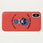 10代のタイタン行け！ | Raven "私は試してい読る" Case-Mate iPhoneケース (裏面(横))