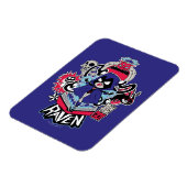 10代のタイタン行け! | Raven Demonic Powers Graphic マグネット (左側)