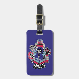 10代のタイタン行け！   Raven Demonic Powers Graphic ラゲッジタグ