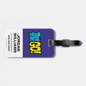 10代のタイタン行け! | Raven Demonic Powers Graphic ラゲッジタグ (裏面横)