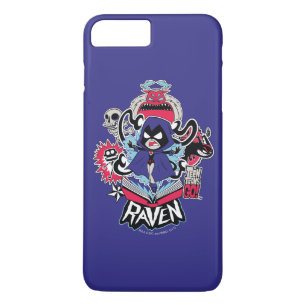 10代のタイタン行け！   Raven Demonic Powers Graphic iPhone 8 Plus/7 Plusケース