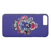 10代のタイタン行け! | Raven Demonic Powers Graphic Case-Mate iPhoneケース (裏面(横))