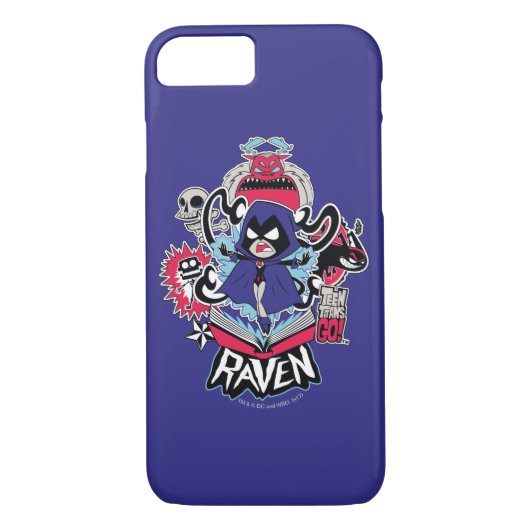 10代のタイタン行け! | Raven Demonic Powers Graphic Case-Mate iPhoneケース (裏面)