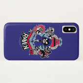 10代のタイタン行け! | Raven Demonic Powers Graphic Case-Mate iPhoneケース (裏面(横))