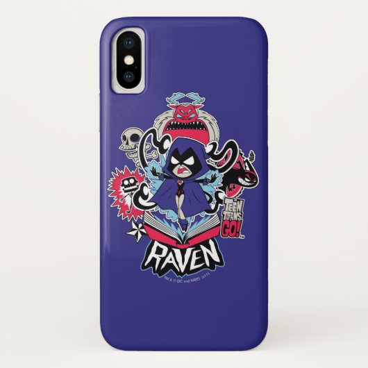 10代のタイタン行け! | Raven Demonic Powers Graphic Case-Mate iPhoneケース (裏面)