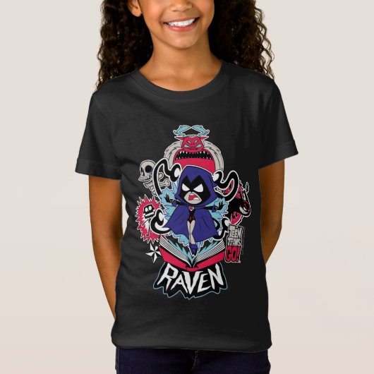 10代のタイタン行け！ | Raven Demonic Powers Graphic Tシャツ (正面)