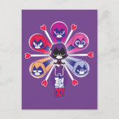 10代のタイタン行け！ | Raven's Emoticlones ポストカード (正面)