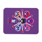 10代のタイタン行け！ | Raven's Emoticlones マグネット (横)