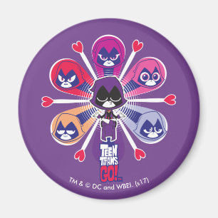 10代のタイタン行け！   Raven's Emoticlones マグネット