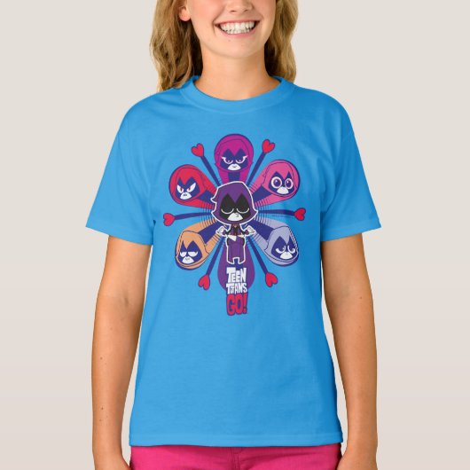 10代のタイタン行け! | Raven's Emoticlones Tシャツ (正面)