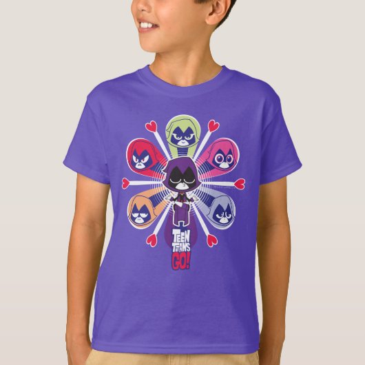 10代のタイタン行け！ | Raven's Emoticlones Tシャツ (正面)
