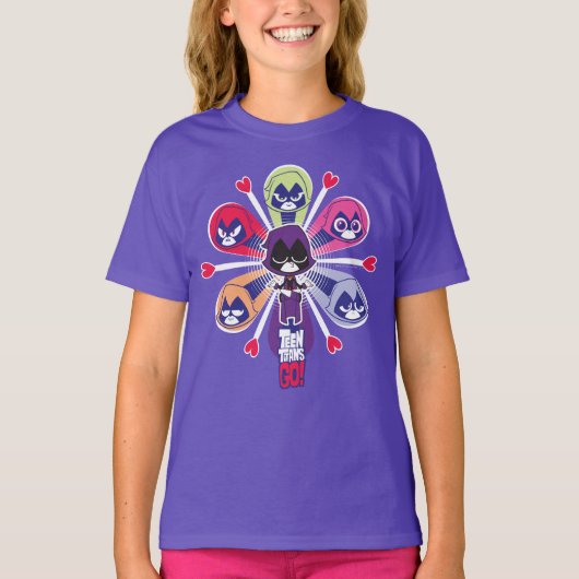 10代のタイタン行け! | Raven's Emoticlones Tシャツ (正面)