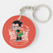 10代のタイタン行け! | Robin Booty Scooty Buns キーホルダー (裏面)