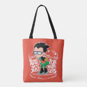 10代のタイタン行け! | Robin Booty Scooty Buns トートバッグ (裏面)