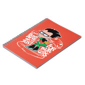 10代のタイタン行け！ | Robin Booty Scooty Buns ノートブック (左側)