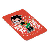 10代のタイタン行け! | Robin Booty Scooty Buns マグネット (右側)