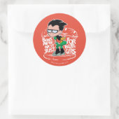 10代のタイタン行け！ | Robin Booty Scooty Buns ラウンドシール (バッグ)