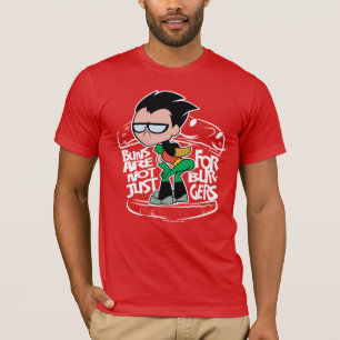 10代のタイタン行け！   Robin Booty Scooty Buns Tシャツ