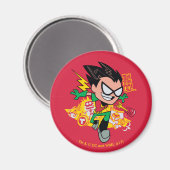 10代のタイタン行け！ | Robin's Arsenal Graphic マグネット (正面/裏面)