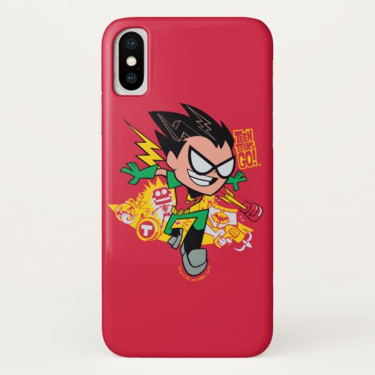 10代のタイタン行け! | Robin's Arsenal Graphic Case-Mate iPhoneケース (裏面)