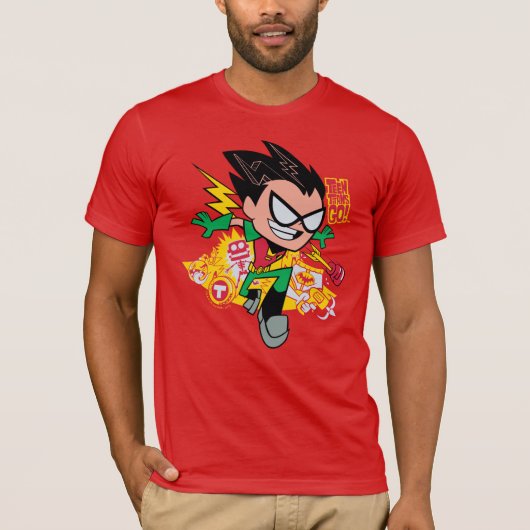 10代のタイタン行け! | Robin's Arsenal Graphic Tシャツ (正面)