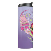 10代のタイタン行け! | Starfireのハートパンチグラフィック タンブラー (回転左)