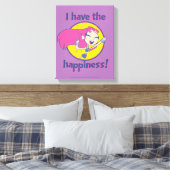 10代のタイタン行け! | Starfire 「私は幸せがある」 キャンバスプリント (インサイチュ (寝室))