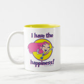 10代のタイタン行け! | Starfire 「私は幸せがある」 ツートーンマグカップ (左)