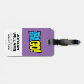 10代のタイタン行け！ | Starfire 「私は幸せがある」 ラゲッジタグ (裏面横)