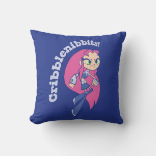 10代のタイタン行け！   Starfire "Cribblenibbits!" クッション