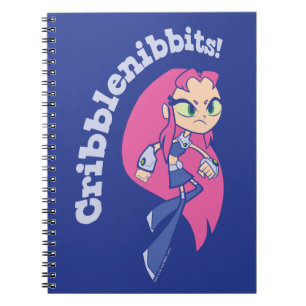 10代のタイタン行け！   Starfire "Cribblenibbits!" ノートブック