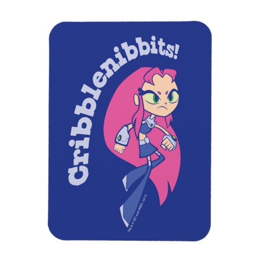 10代のタイタン行け！ | Starfire "Cribblenibbits!" マグネット (縦)