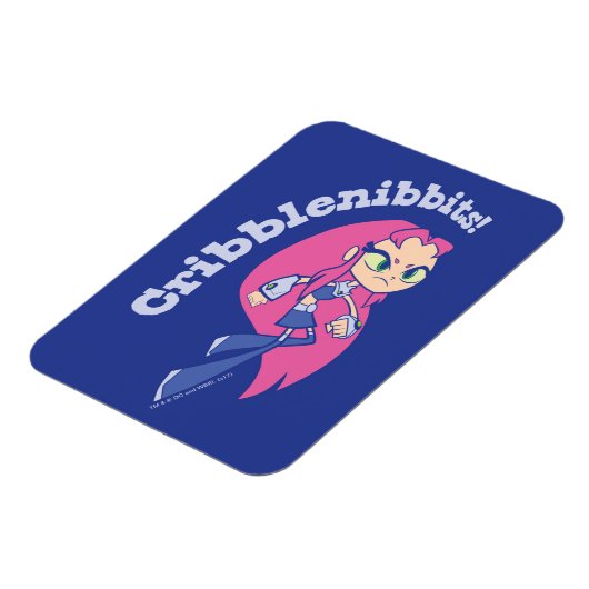 10代のタイタン行け！ | Starfire "Cribblenibbits!" マグネット (左側)