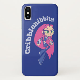 10代のタイタン行け！   Starfire "Cribblenibbits!" iPhone X ケース