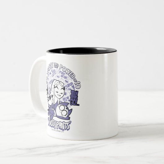 10代のタイタン行け！ | Starfire & Mr. Sassyパンツ ツートーンマグカップ (正面左)