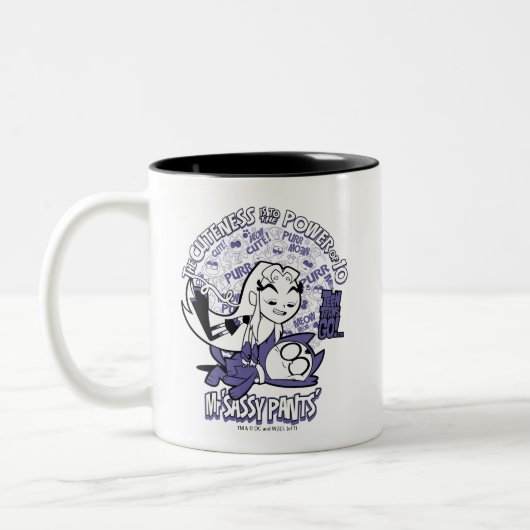 10代のタイタン行け！ | Starfire & Mr. Sassyパンツ ツートーンマグカップ (左)