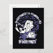 10代のタイタン行け！ | Starfire & Mr. Sassyパンツ ポストカード (正面/裏面)