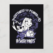 10代のタイタン行け! | Starfire & Mr. Sassyパンツ ポストカード (正面)