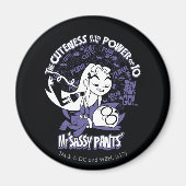 10代のタイタン行け！ | Starfire & Mr. Sassyパンツ マグネット (正面)