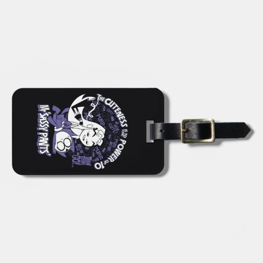 10代のタイタン行け！ | Starfire & Mr. Sassyパンツ ラゲッジタグ (正面横)