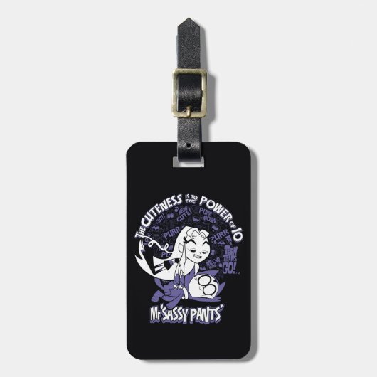 10代のタイタン行け！ | Starfire & Mr. Sassyパンツ ラゲッジタグ (正面縦)